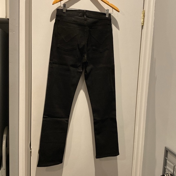 Hudson jeans, Barbara Coated High Waist Ankle Straight Leg Jean, 27, blackEUC - Picture 12 of 12